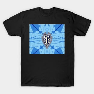 Blue  Inverted Mandelbrot II T-Shirt